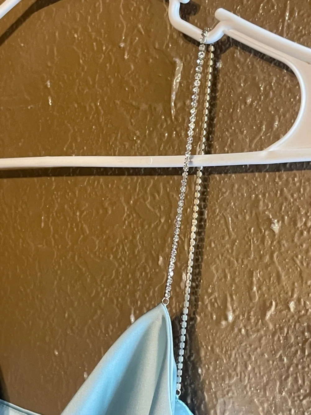 House of Harlow 1960 Light Blue Cowl-Neck Chain-Strap Camisole - Picture 2 of 5